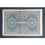 Germany 50 Mark 1919 F+