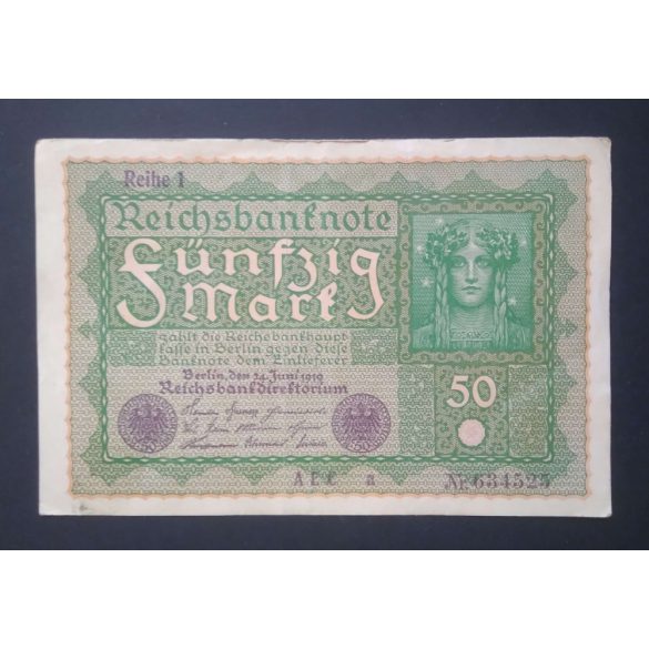 Németország 50 Mark 1919 VF 