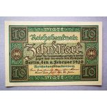 Germany 10 Mark 1920 aUnc+