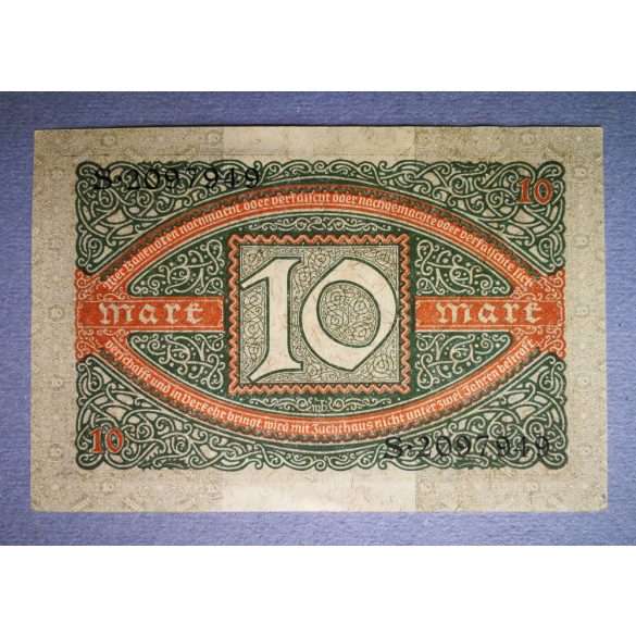 Germany 10 Mark 1920 XF+
