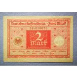 Germany 2 Mark 1920 XF+