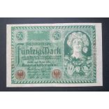 Germany 50 Mark 1920 VF+