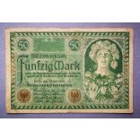 Germany 50 Mark 1920 F+