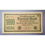 Germany 1000 Mark 1922 VF