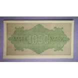 Germany 1000 Mark 1922 aUNC+