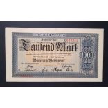 Germany 1000 Mark 1922 XF Munich