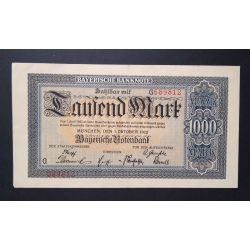 Germany 1000 Mark 1922 XF Munich