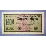 Germany 1000 Mark 1922 VF