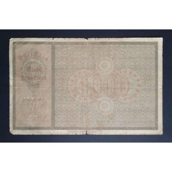 Germany 1000 Mark Frankfurt 1922 VG