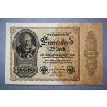 Germany 1000 Mark 1922 aUNC+