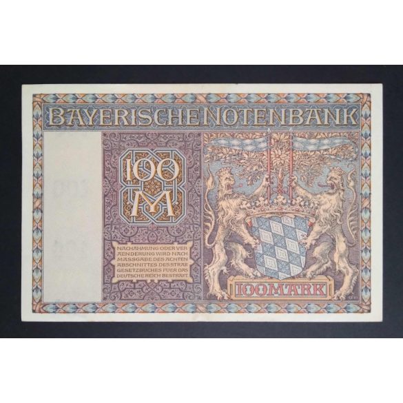 Germany 100 Mark München 1922 XF+ 