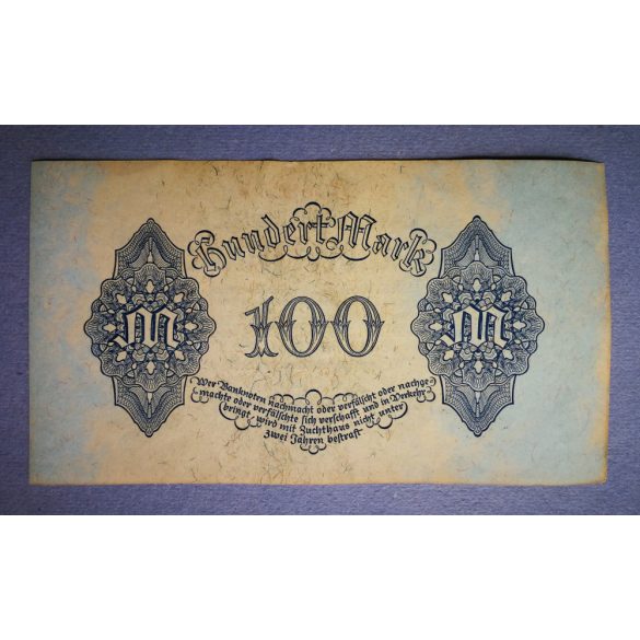 Germany 100 Mark 1922 XF+