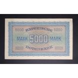 Germany 5000 Mark 1922 F