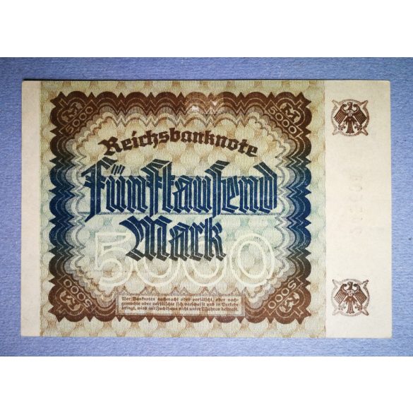Germany 5000 Mark 1922 XF