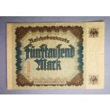 Germany 5000 Mark 1922 F+
