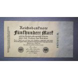 Germany 500 Mark 1922 XF