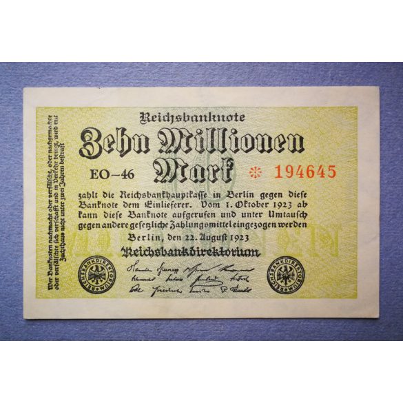 Germany 10 million Mark 1923 XF+