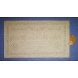 Germany 1 million Mark 1923 VF+ plombe