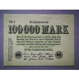 Germanyű 100000 Mark 1923 aUNC-