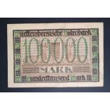 Germany 100000 Mark Stuttgart 1923 VF 