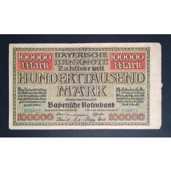 Germany 100000 Mark 1923 F Munich