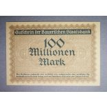 Germany 100 million Mark 1923 UNC