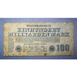 Germany 100 billion Mark 1923 VG