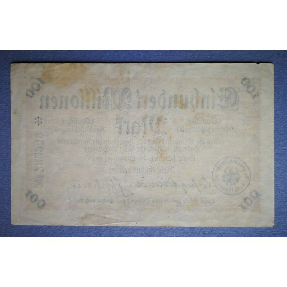 Germany 100 million Mark 1923 VF
