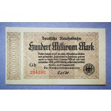 Germany 100 million Mark 1923 aUNC