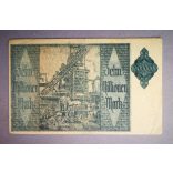 Germany Hamborn am Rhein 10 million Mark 1923 VF