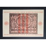 Németország 10 millió Mark Düsseldorf 1923 aUNC