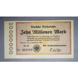 Németország 10 millió Mark 1923 aUnc
