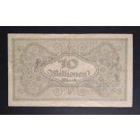 Németország 10 Millió Mark Karlsruhe 1923 F+