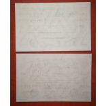 Germany 10 million Mark 1910 - 2 pcs. serial number banknote UNC