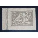 Germany 1 billion Mark Düsseldorf 1923 VF-