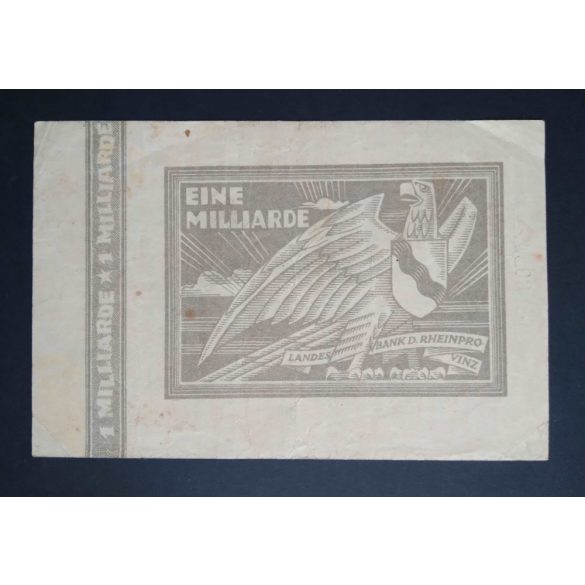 Germany 1 billion Mark Düsseldorf 1923 VF-