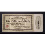 Germany 1 Million Mark Kitzingen 1923 F
