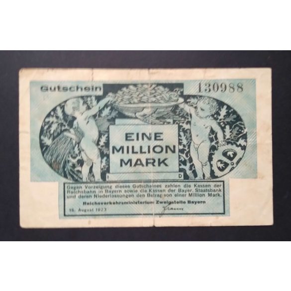 Germany 1 Million Mark München 1923 F 