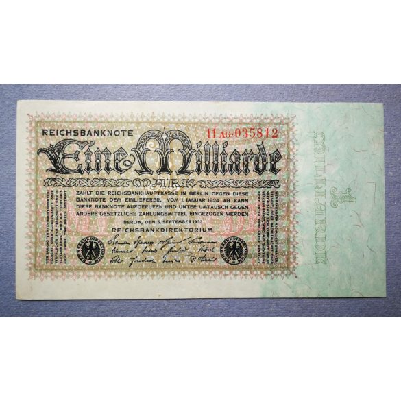 Germany 1 milliard Mark 1923