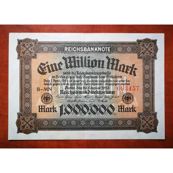 Germany 1 million Mark 1923 XF