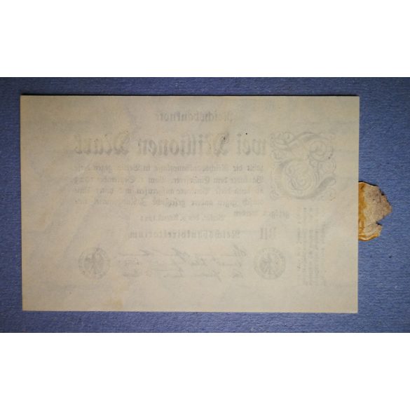 Germany 2 million Mark 1923 aUNC with plombe