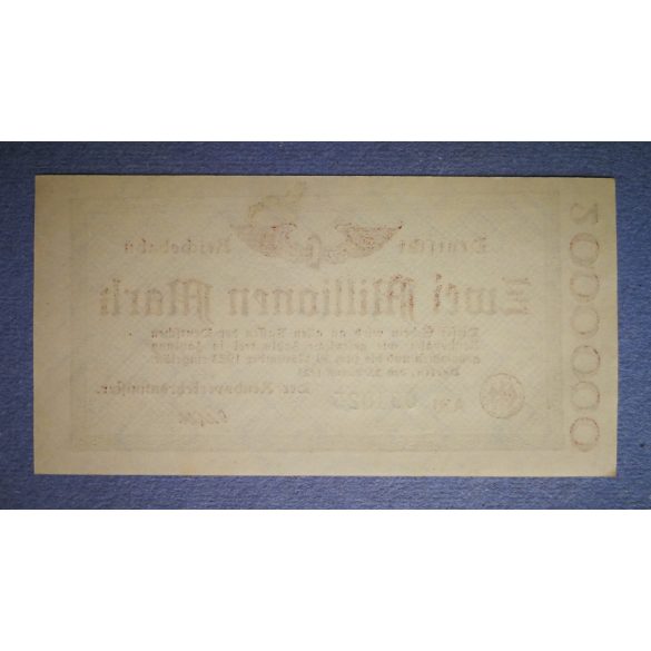 Germany 2 million Mark 1923 aUNC
