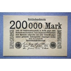 Germany 200000 Mark 1923  aUNC-