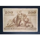 Germany 200 Million Mark Bremen 1923 VF 