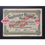 Germany 500 million/ 20 billion Mark München 1923 VF+