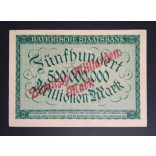 Germany 500 million/ 20 billion Mark München 1923 XF+ 
