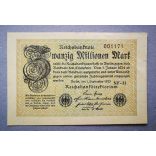 Germany 20 Million Mark 1923 XF