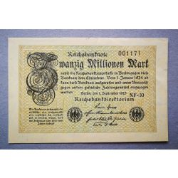 Germany 20 Million Mark 1923 XF