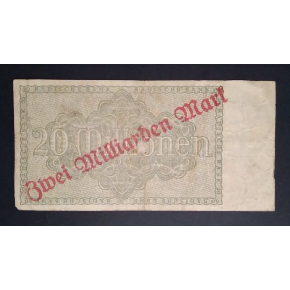 Germany 20 million/2 billion Mark Mannheim 1923 F 