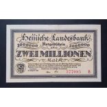 Germany 2 Million Mark Darmstadt 1923 aUNC